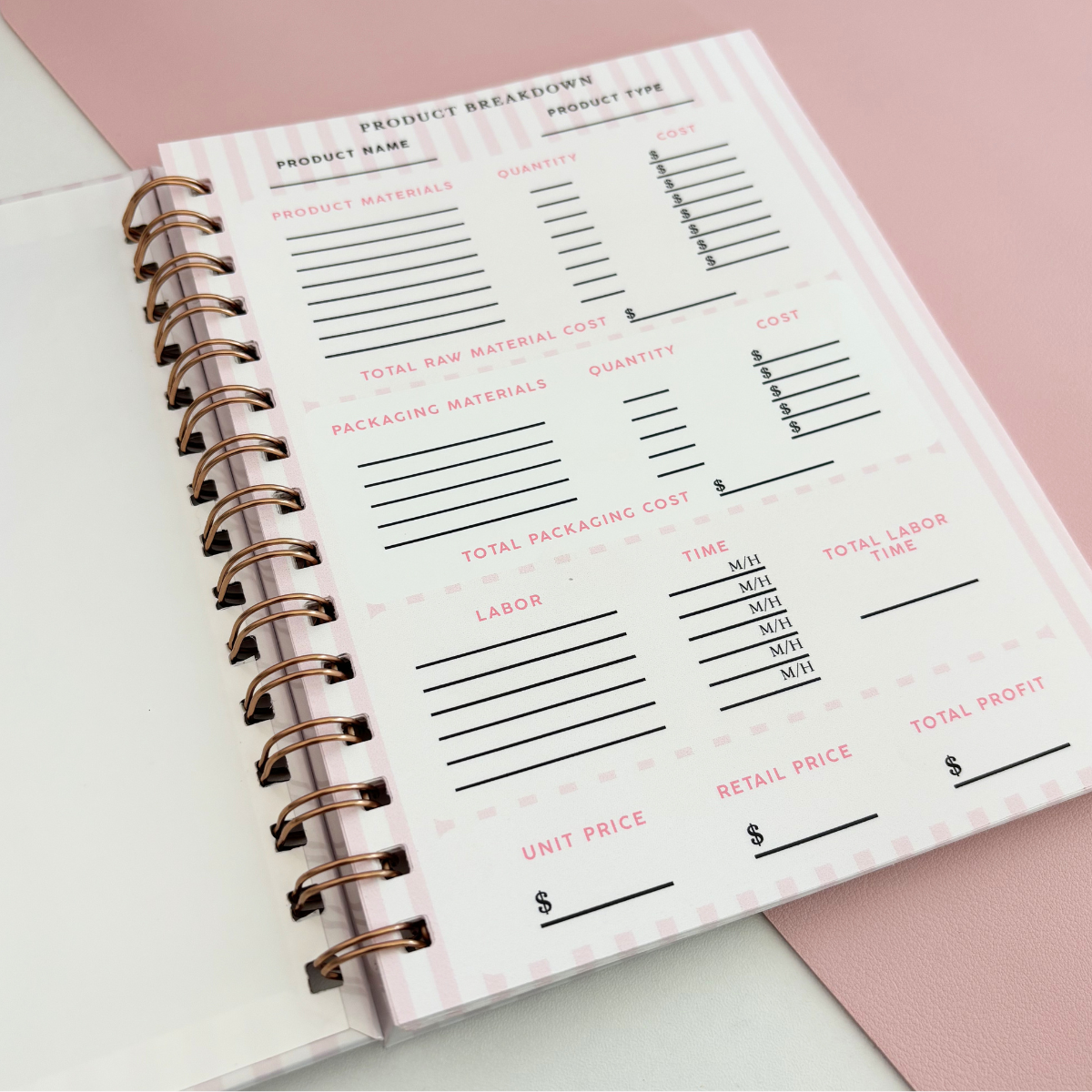 Cost & Create Pricing Notebook