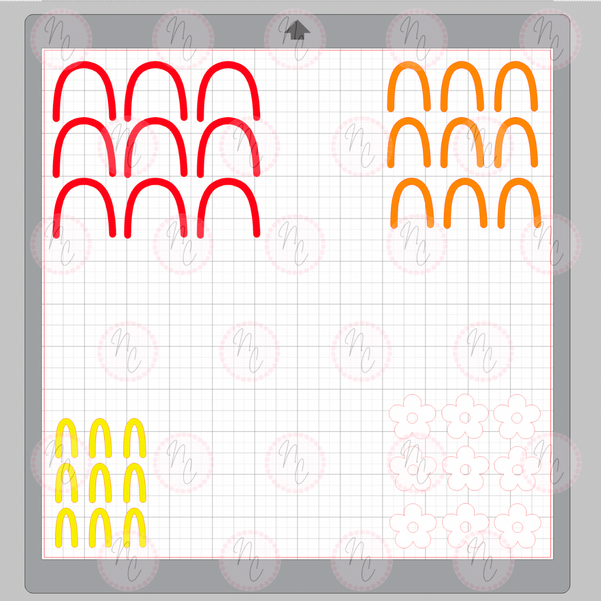 Rainbow 20 Oz. Glass Can Wrap SVG & PNG