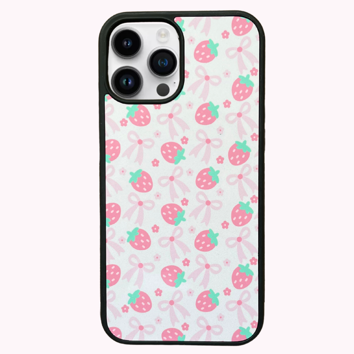 Coquette Strawberries Phone Case