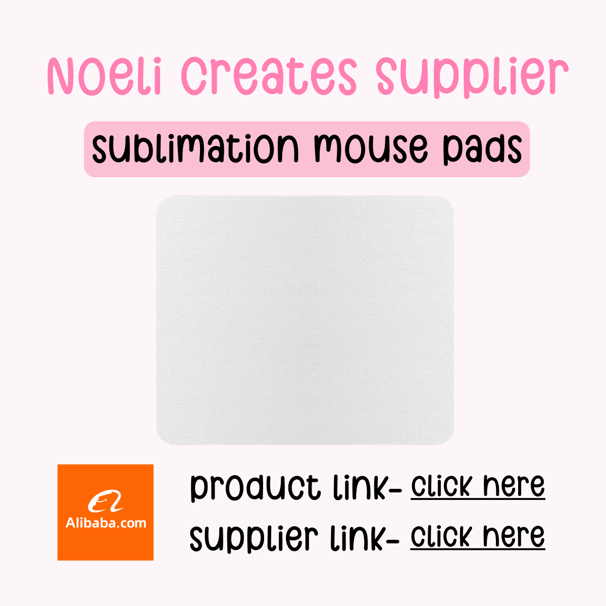 Noeli Creates Supplier- Sublimation Mousepads