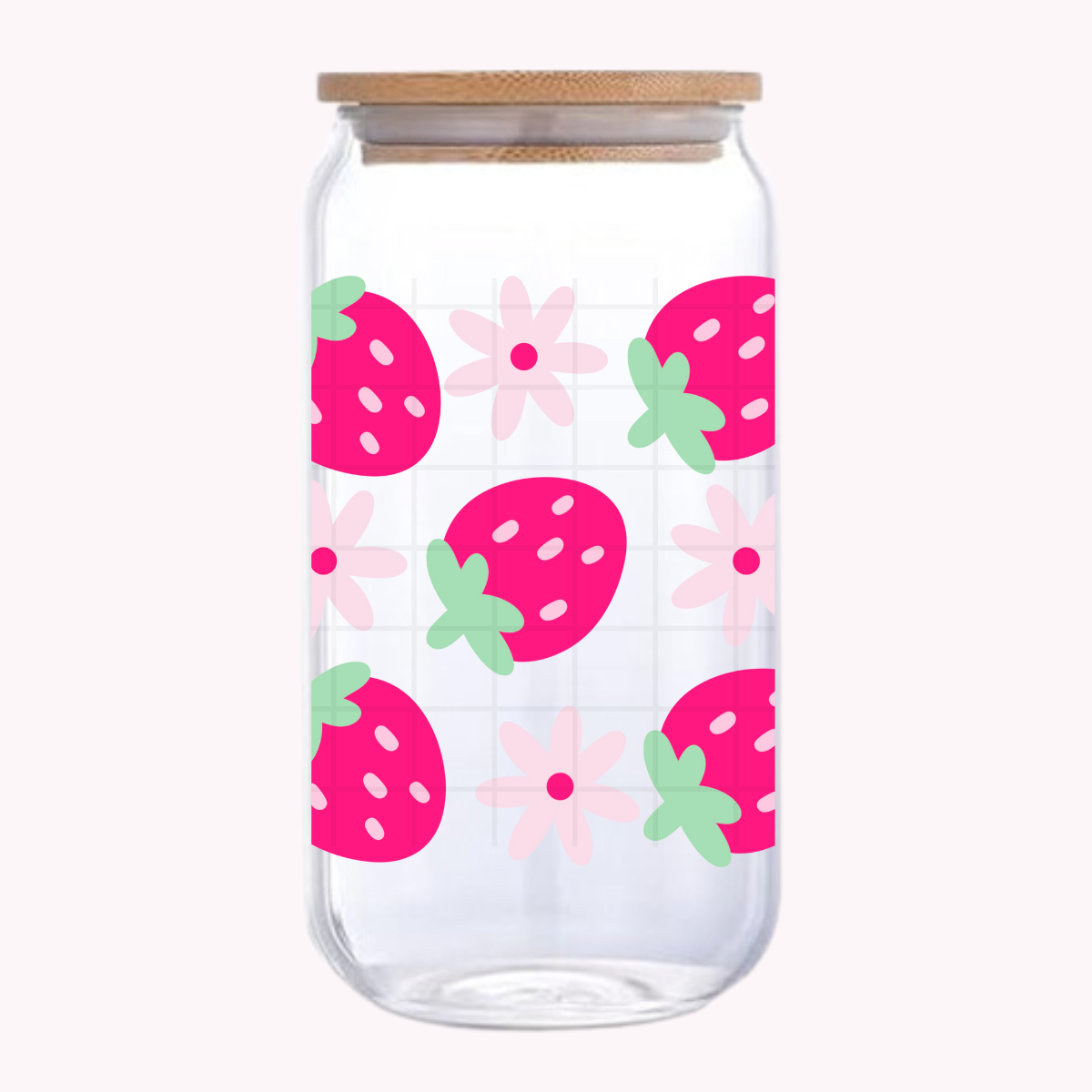 Spring Strawberries 16 oz. Cup Wrap