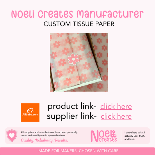 Noeli Creates Supplier- Custom Tissue Paper