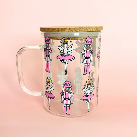 The Nutcracker 15 oz. Glass Mug