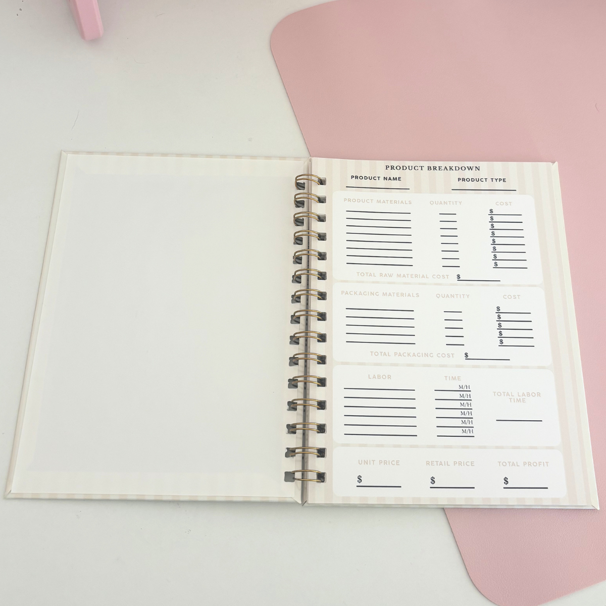 Cost & Create Pricing Notebook