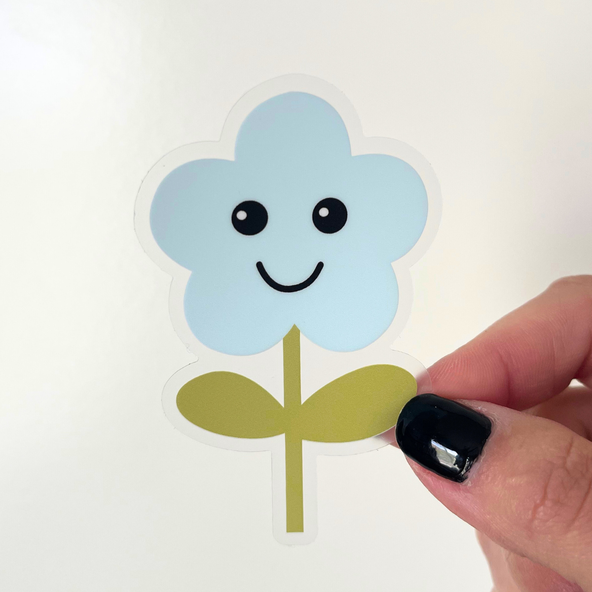 Clear Flower Sticker