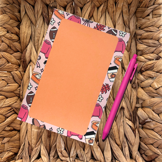 Fall Girly Notepad