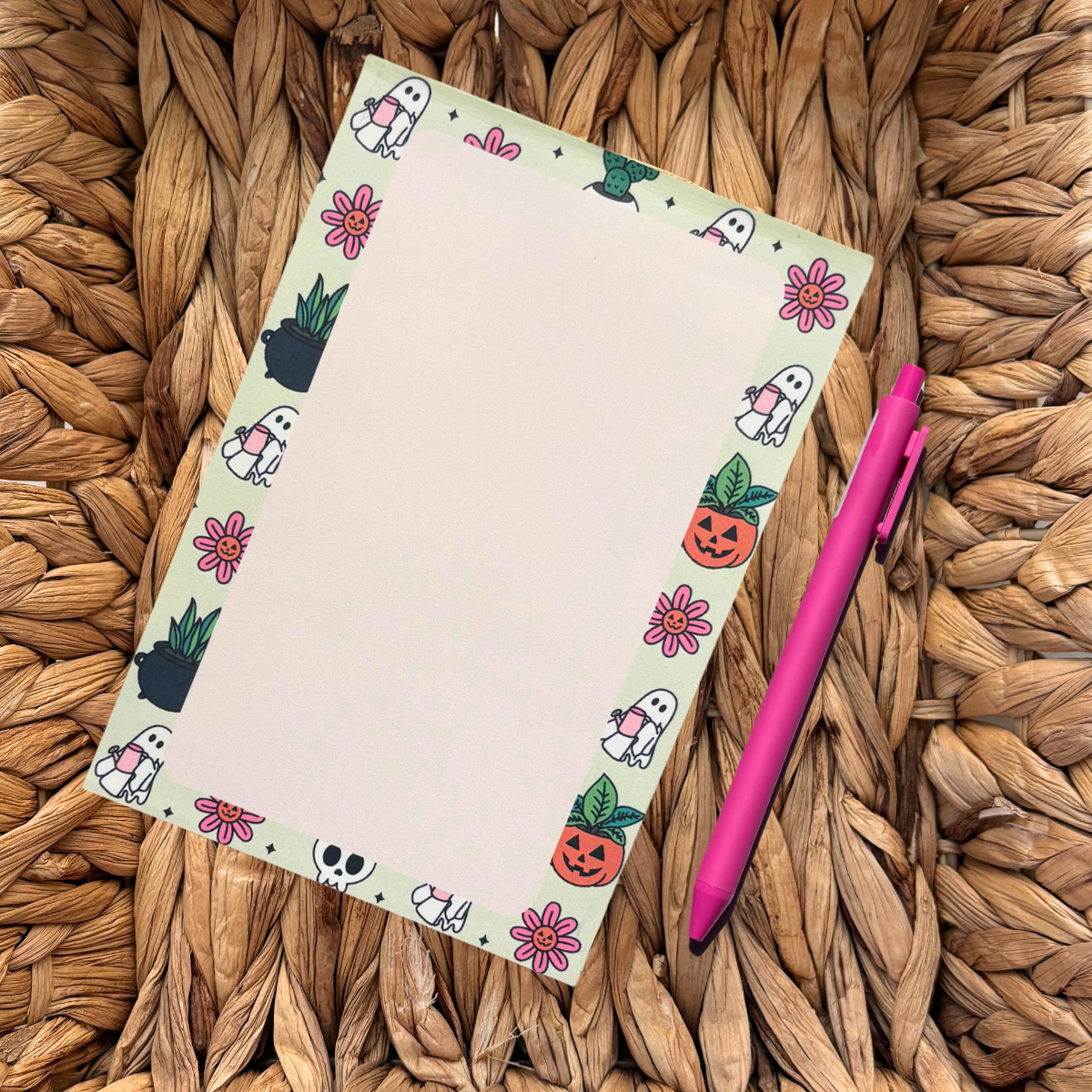 Spooky Plants Notepad