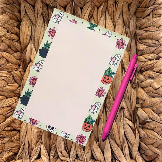 Spooky Plants Notepad