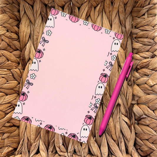 Coquette Ghosts Notepad