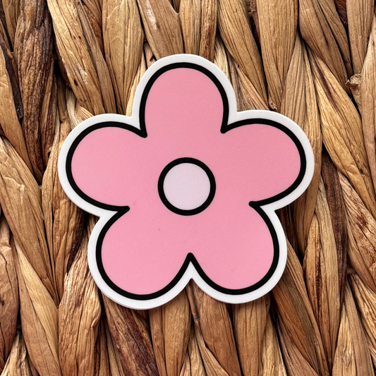 Girly Flower Sticker