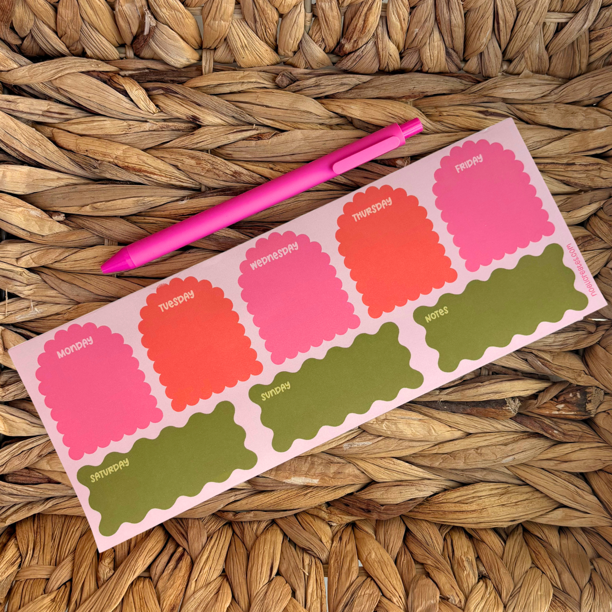 Productivity Weekly Planner Notepad