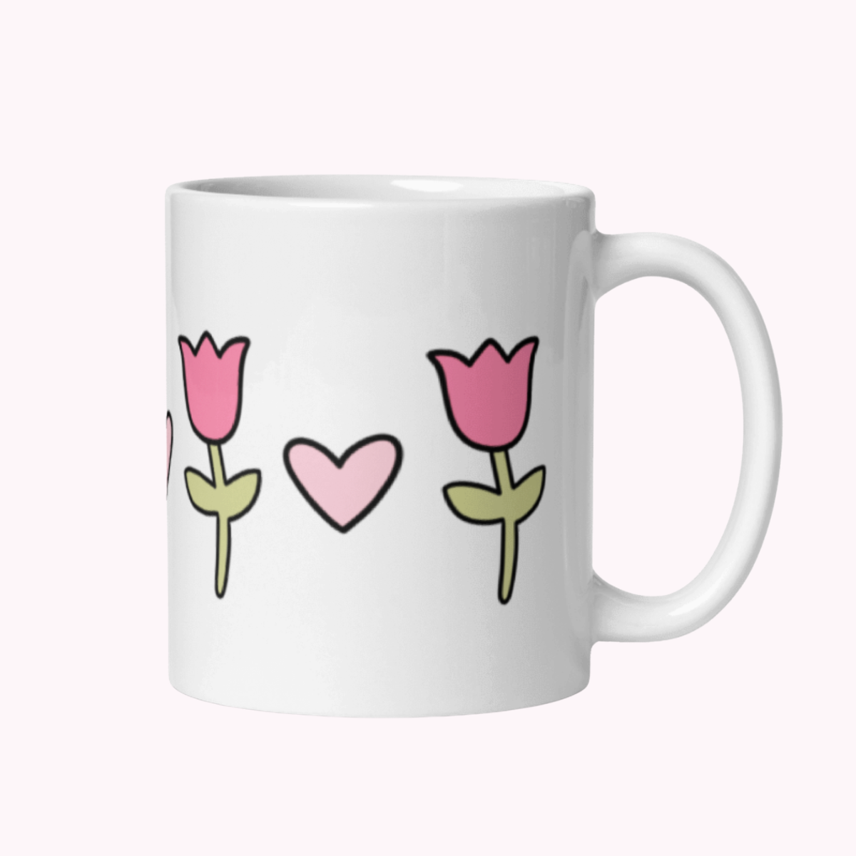 Pink Tulips Clipart PNG