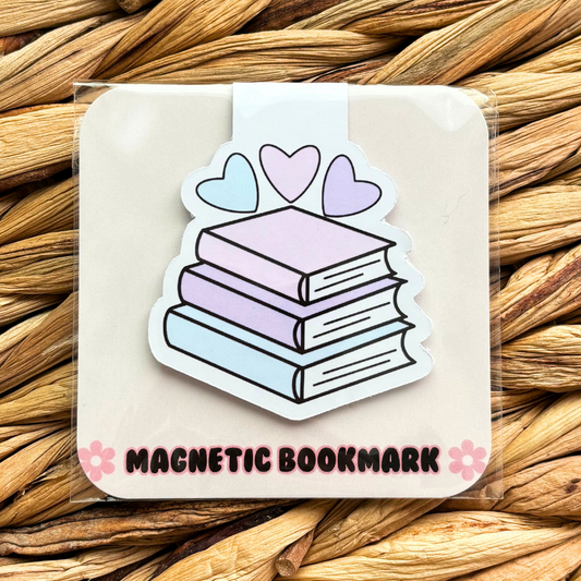 Book Girly Magnetic Bookmark