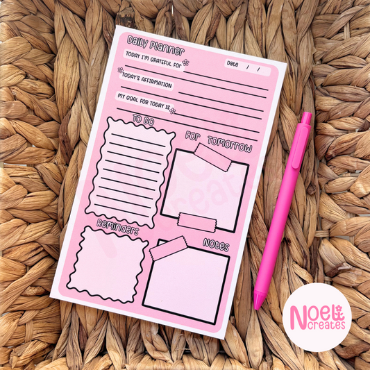 Daily Planner Notepad