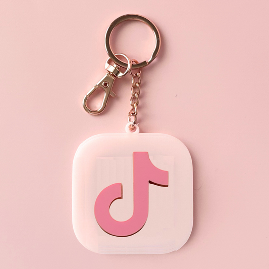 Tik Tok QR Code Keychain 2"