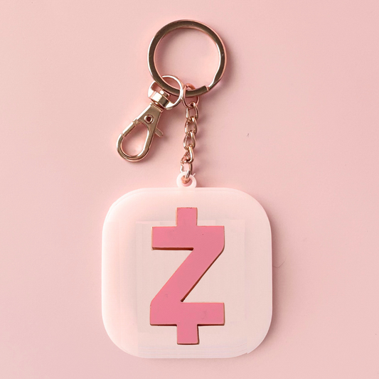 Zelle QR Code Keychain 2"