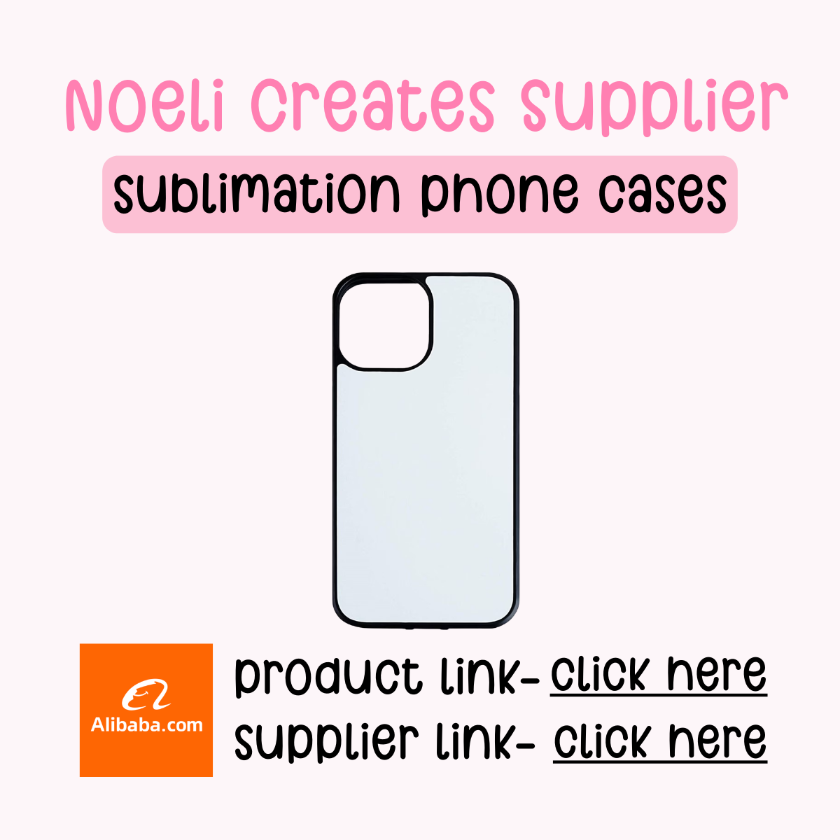 Noeli Creates Supplier- Sublimation Phone Cases