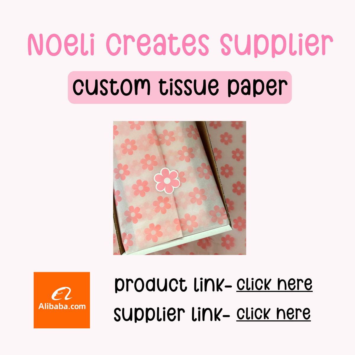 Noeli Creates Supplier- Custom Tissue Paper