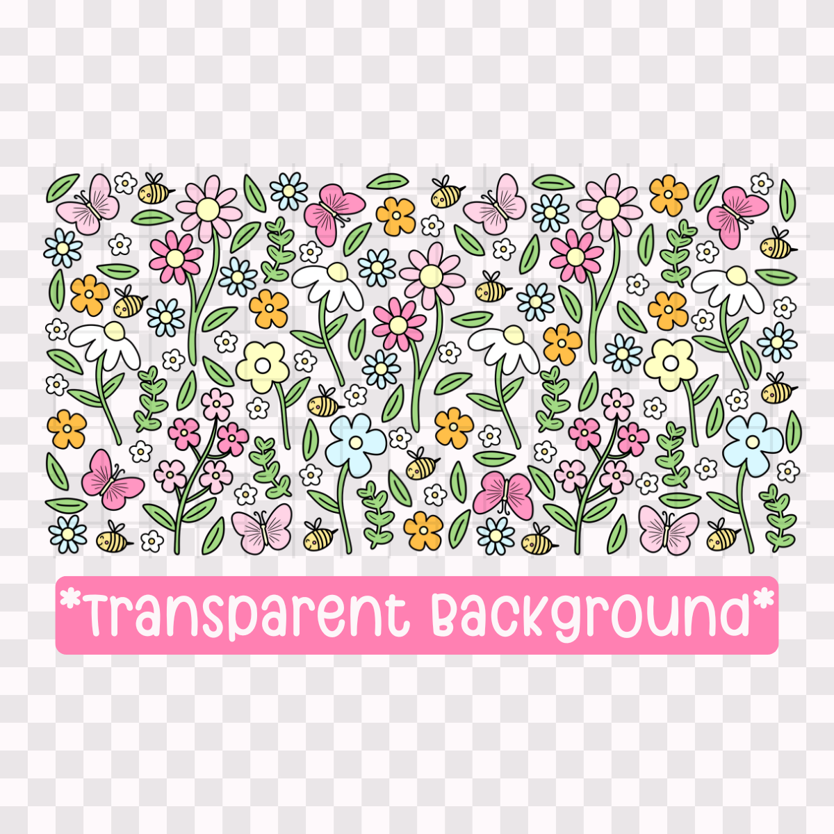 Spring Bloom 16 oz. Cup Wrap