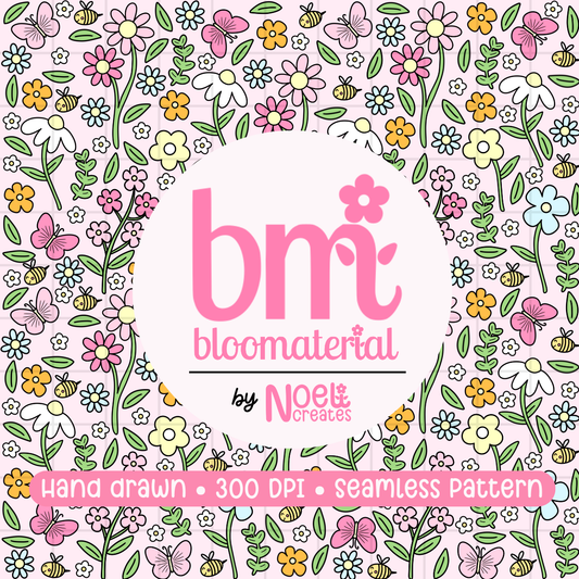 Spring Bloom Seamless Pattern