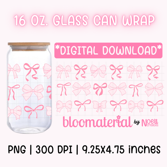 Coquette Bows 16 oz. Cup Wrap