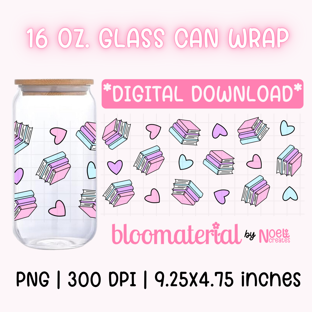 Book Girly 16 oz. Cup Wrap