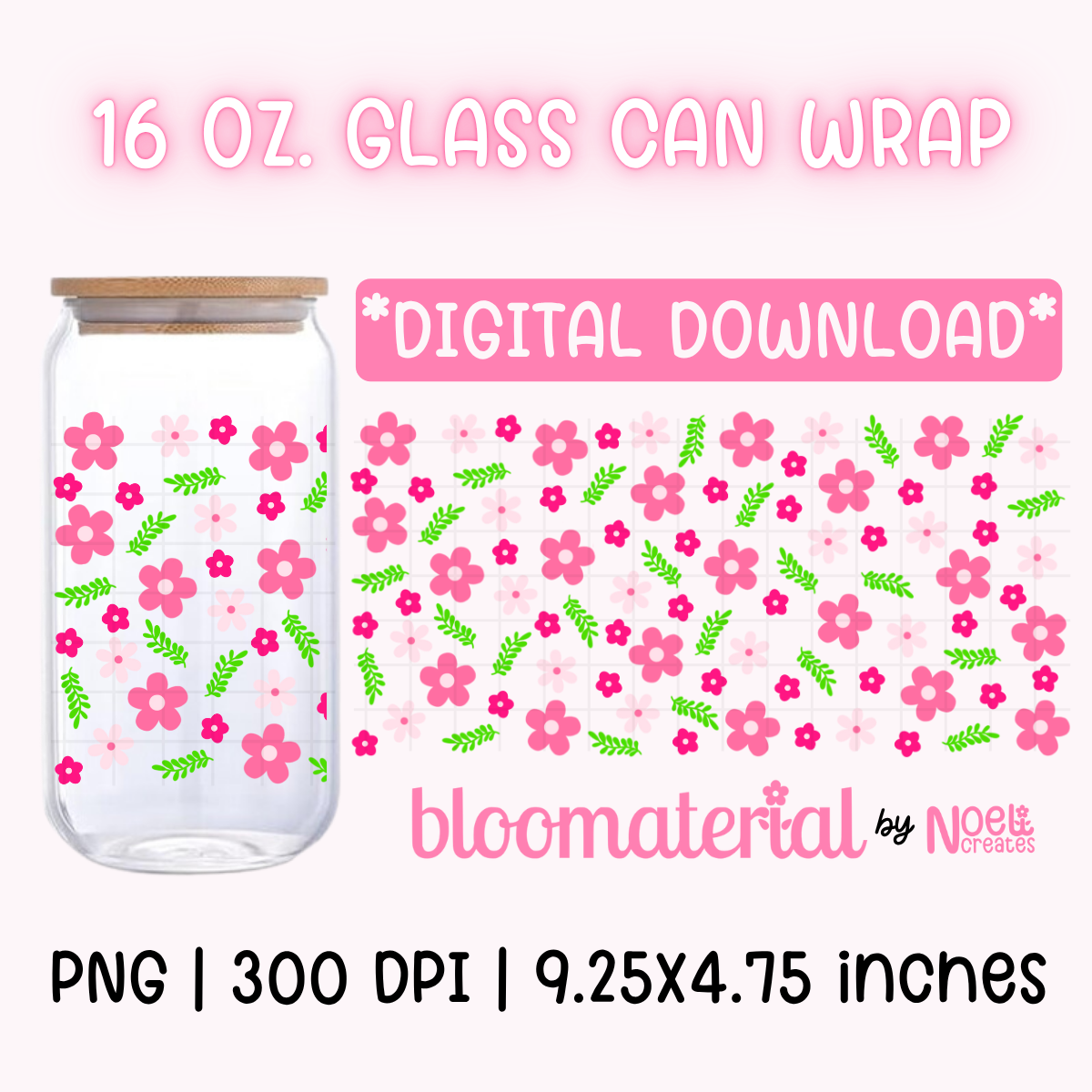 Full Bloom 16 oz. Cup Wrap
